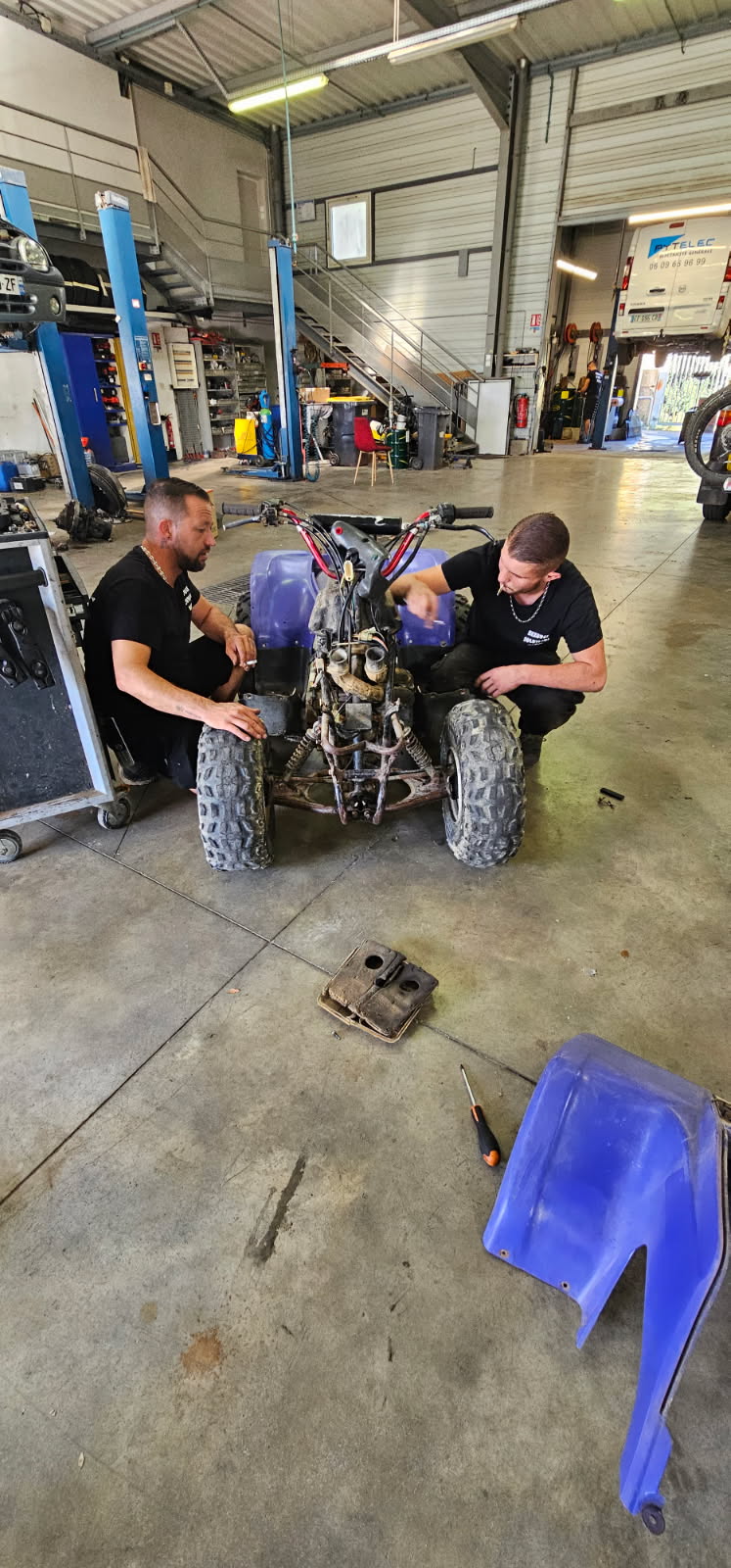 Démontage Breeze avant peinture